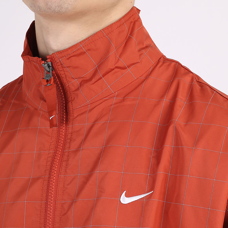 мужская оранжевая куртка Nike NikeLab Flash Tracksuit Jacket CV0556-895 - цена, описание, фото 3